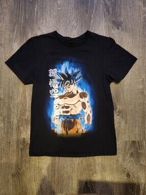 Black Dragon Ball Super Goku Graphic Tee  - Men's Small